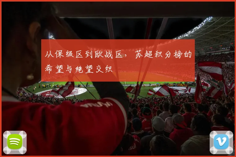 从保级区到欧战区，苏超积分榜的希望与绝望交织